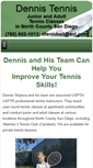 Mobile Screenshot of dennistennis.com